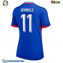 Fotballdrakt Dame Frankrike Ousmane Dembele #11 Hjemmedrakt EM 2024 Kortermet